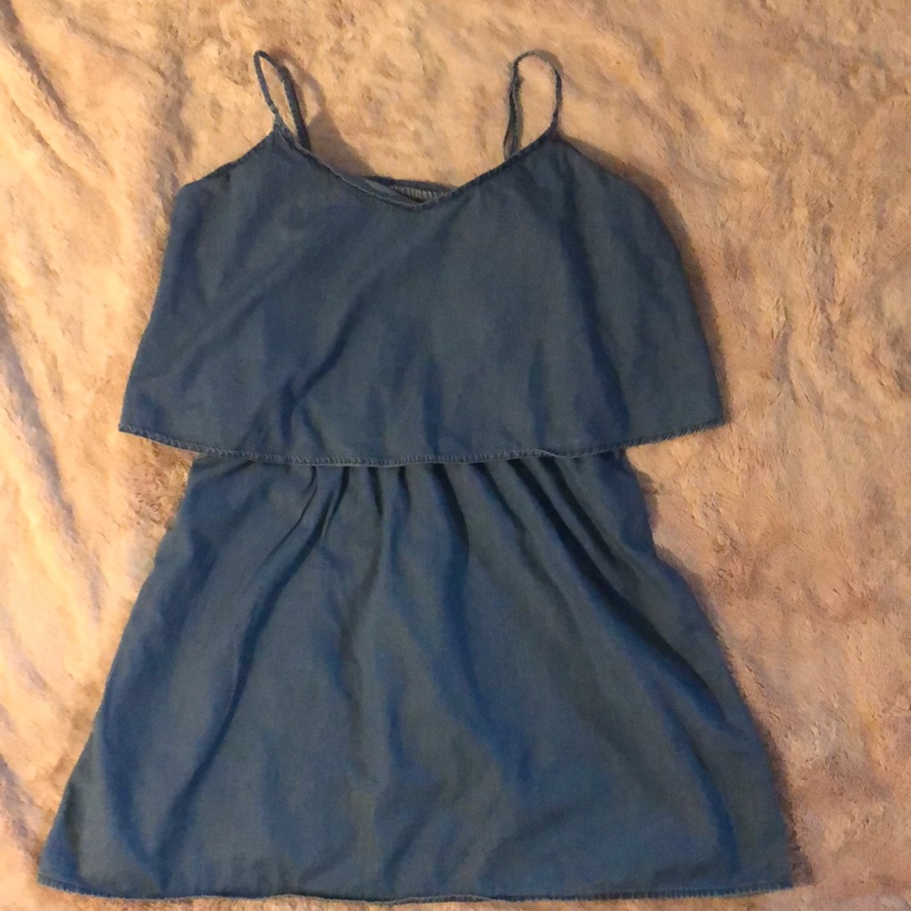 Jean flowy spring/ summer dress